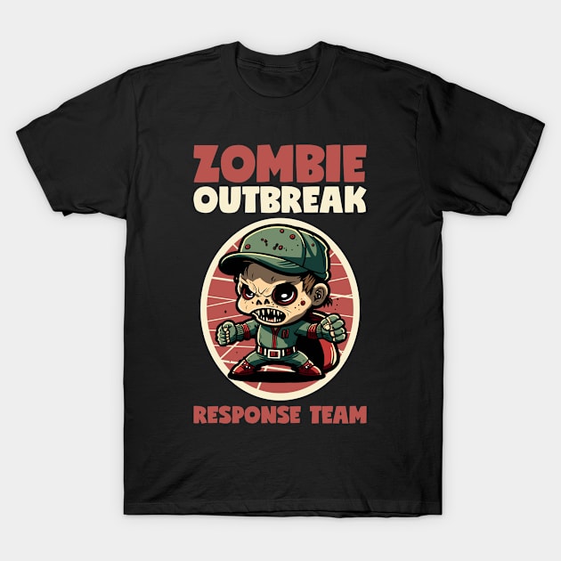 Zombie Outbreak Response Team T-Shirt by DesignINKZ